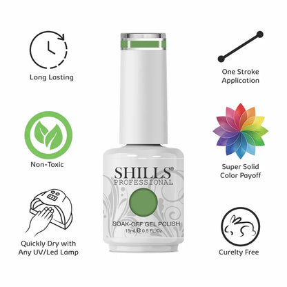 UV/LED Cool Gel Polish(SPG125-SPG165) - Shills Professional