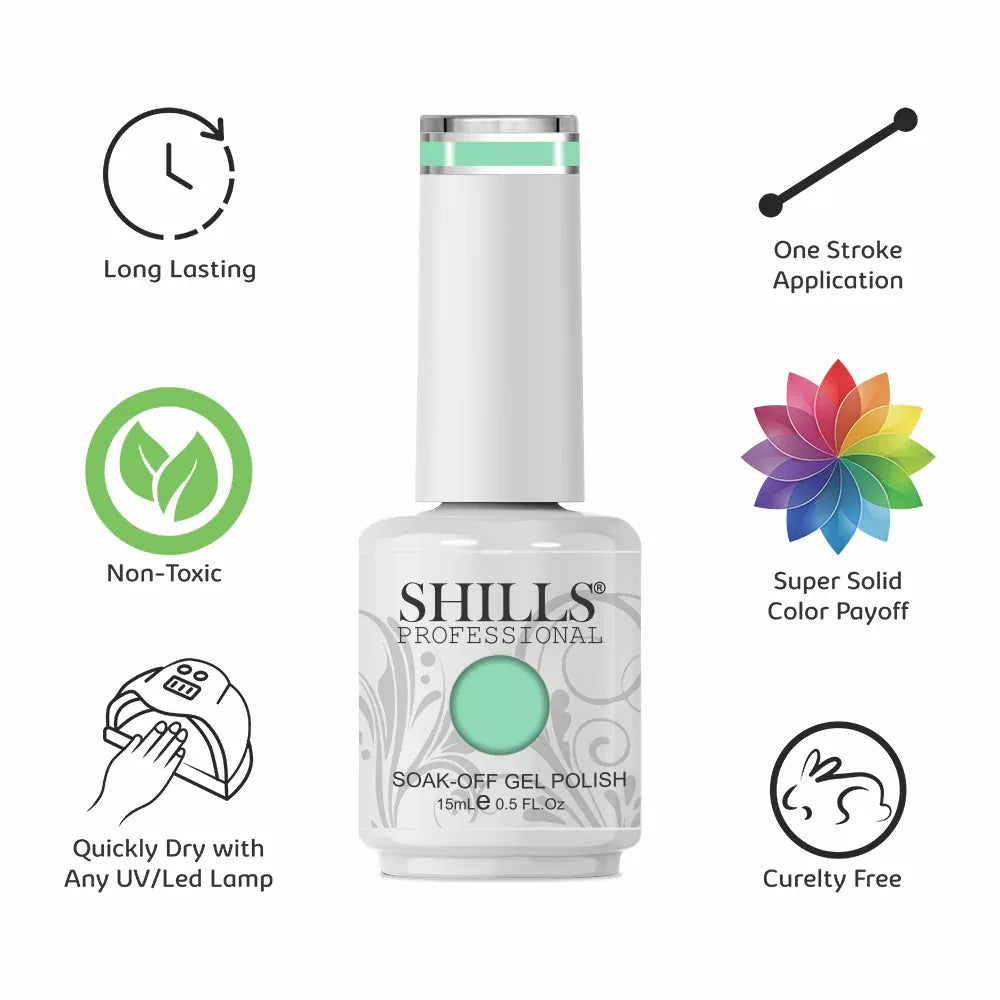UV/LED Cool Gel Polish(SPG125-SPG165) - Shills Professional