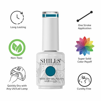 UV/LED Cool Gel Polish(SPG125-SPG165) - Shills Professional