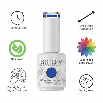 UV/LED Cool Gel Polish(SPG166-SPG206) - Shills Professional