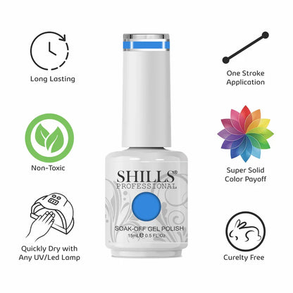 UV/LED Cool Gel Polish(SPG166-SPG206) - Shills Professional