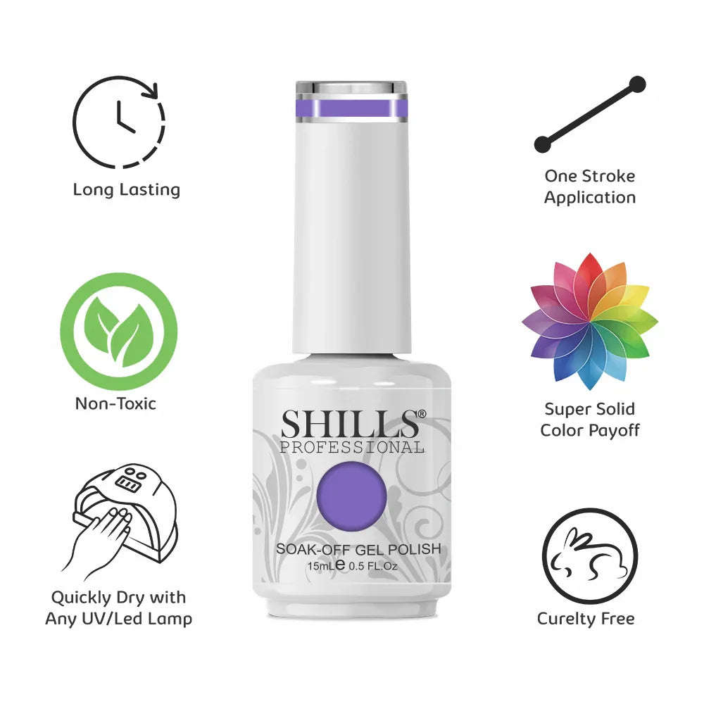 UV/LED Cool Gel Polish(SPG166-SPG206) - Shills Professional