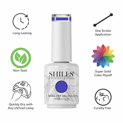 UV/LED Cool Gel Polish(SPG166-SPG206) - Shills Professional