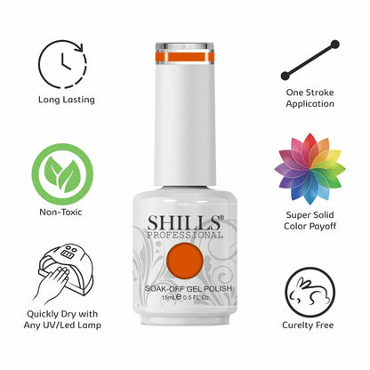 UV/LED Cool Gel Polish(SPG207-SPG249) - Shills Professional