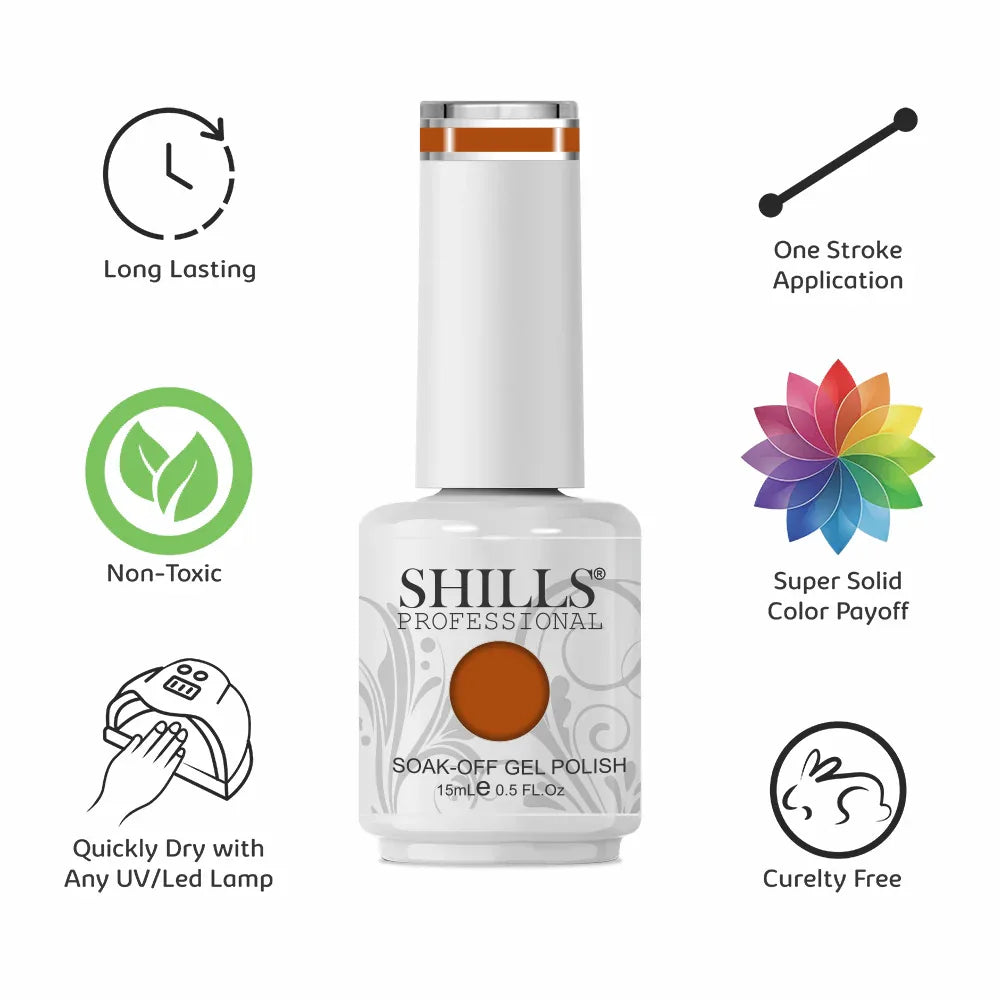 UV/LED Cool Gel Polish(SPG207-SPG249) - Shills Professional
