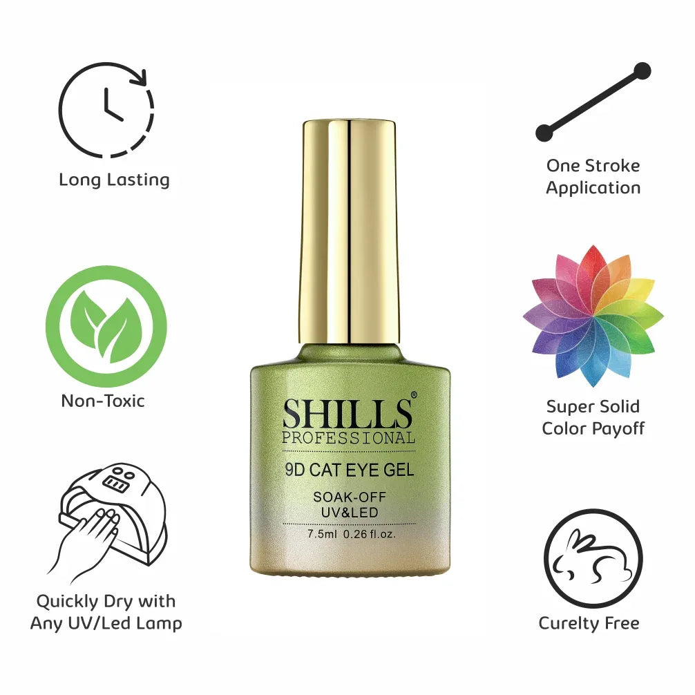 9D Cat Eye Gel Polish - Shills Professional