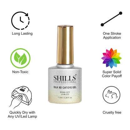 Silk 9D Cat Eye Gel polish - Shills Professional