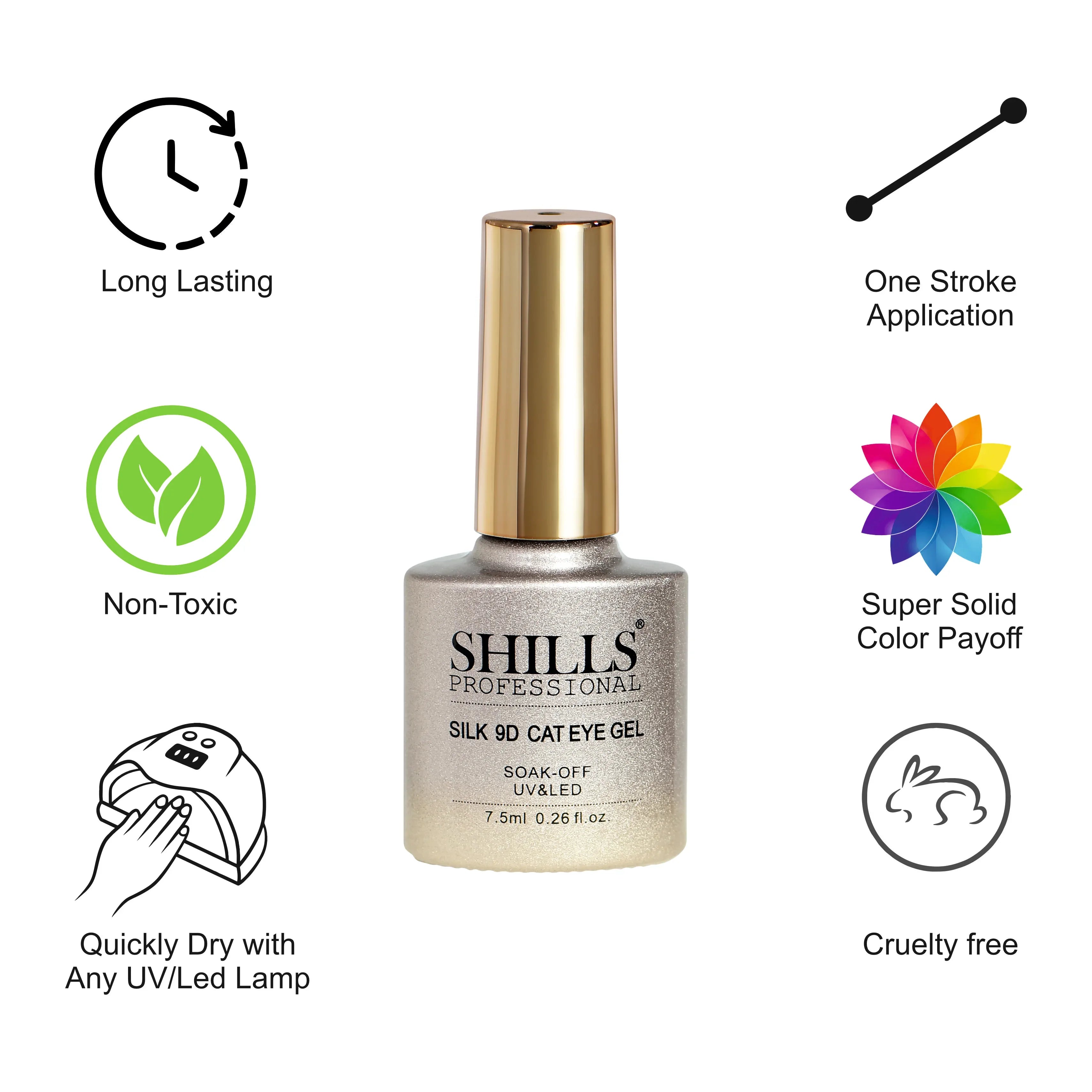 Silk 9D Cat Eye Gel polish - Shills Professional