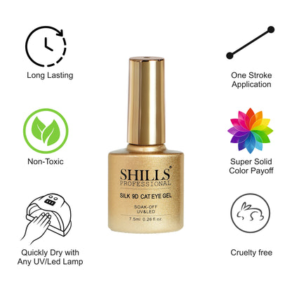 Silk 9D Cat Eye Gel polish - Shills Professional