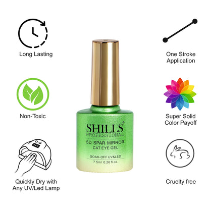 5D Spar Mirror CAT EYE GEL POLISH - Shills Professional