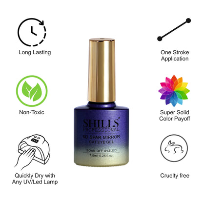 5D Spar Mirror CAT EYE GEL POLISH - Shills Professional