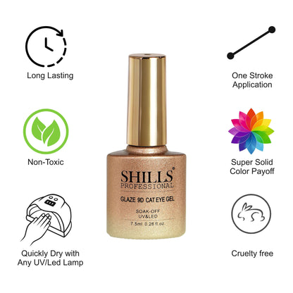 Glaze 9D CAT EYE GEL POLISH - Shills Professional