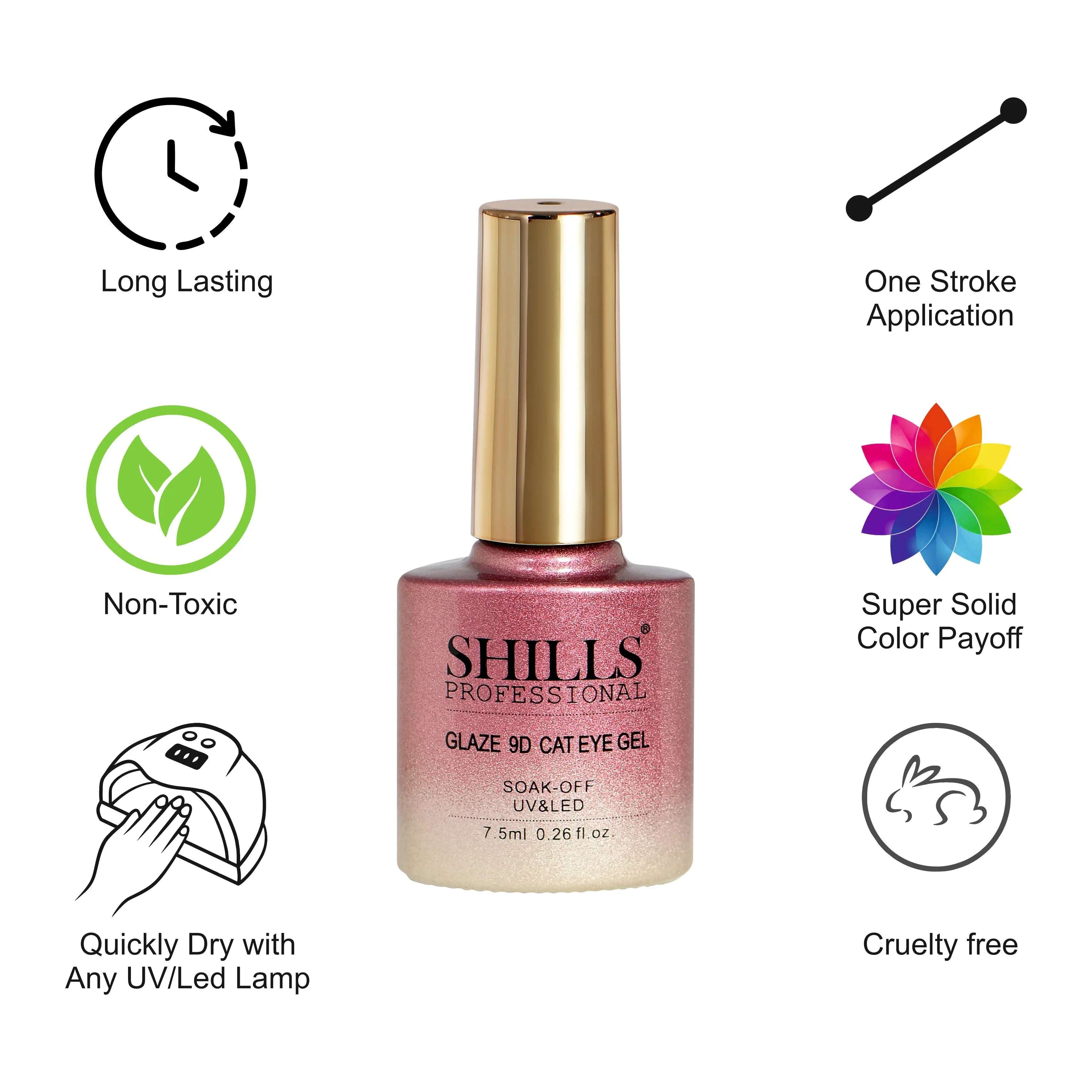 Glaze 9D CAT EYE GEL POLISH - Shills Professional