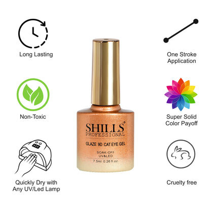 Glaze 9D CAT EYE GEL POLISH - Shills Professional