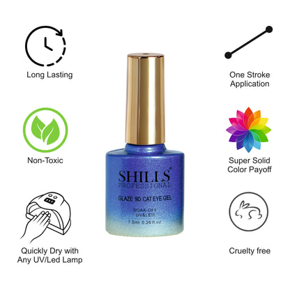 Glaze 9D CAT EYE GEL POLISH - Shills Professional