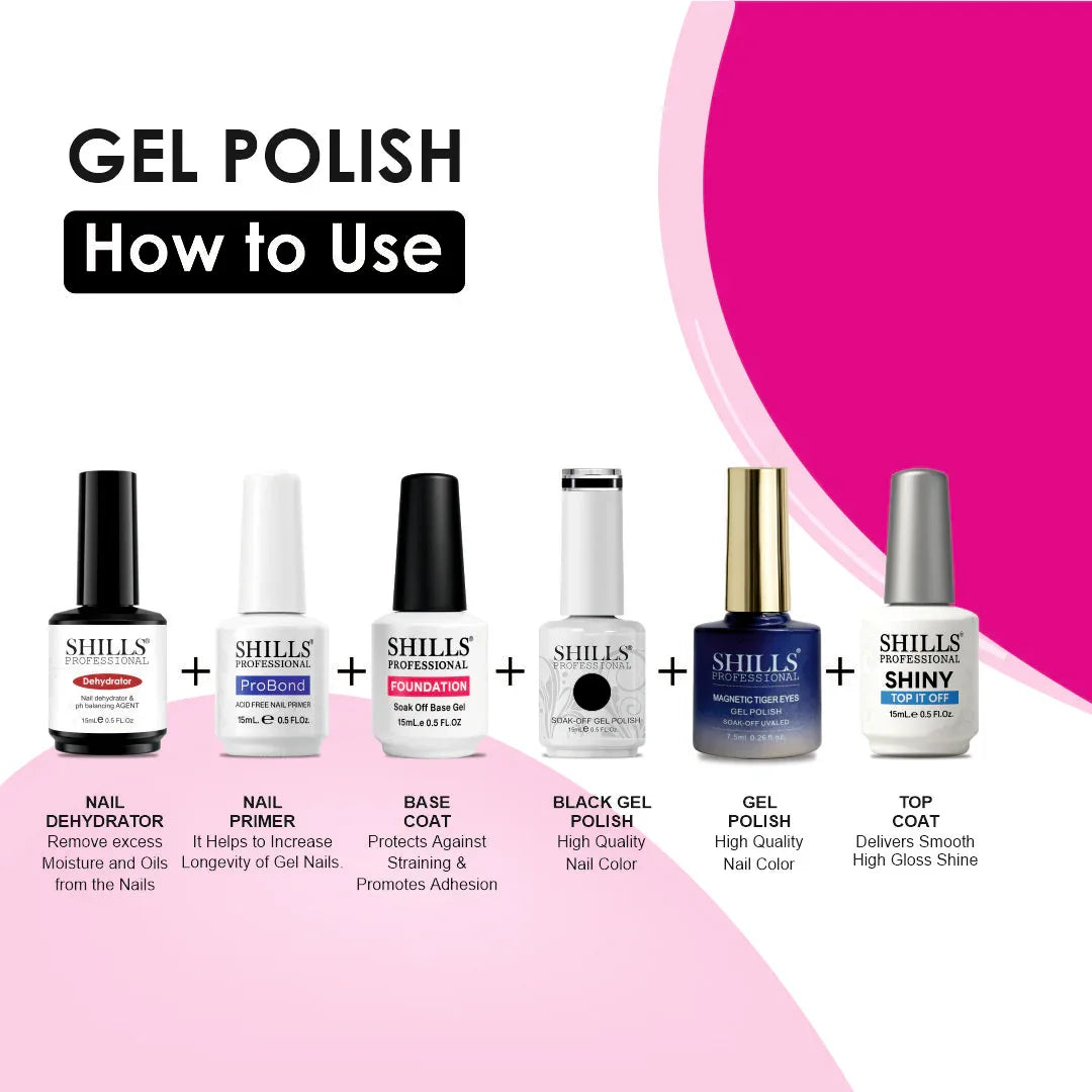 Magnetic Tiger Eye Gel Polish - Shills Professional