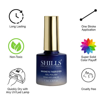 Magnetic Tiger Eye Gel Polish - Shills Professional