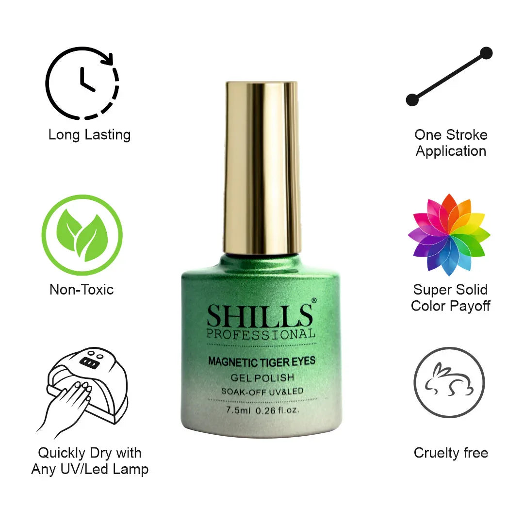 Magnetic Tiger Eye Gel Polish - Shills Professional