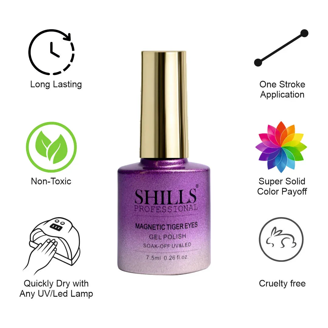 Magnetic Tiger Eye Gel Polish - Shills Professional