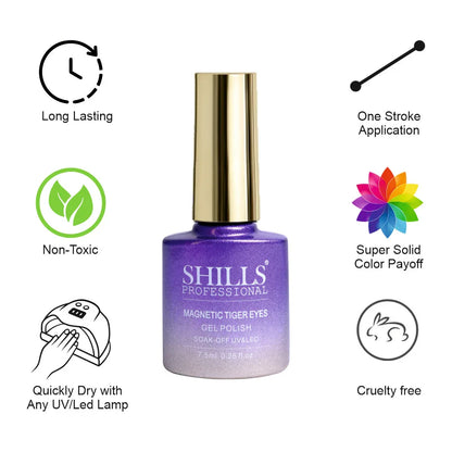 Magnetic Tiger Eye Gel Polish - Shills Professional