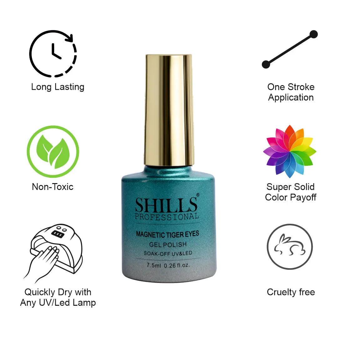 Magnetic Tiger Eye Gel Polish - Shills Professional