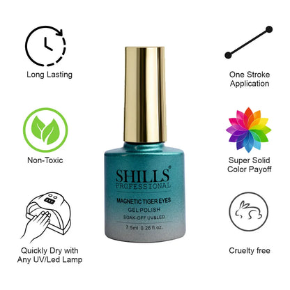 Magnetic Tiger Eye Gel Polish - Shills Professional