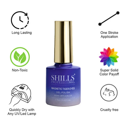 Magnetic Tiger Eye Gel Polish - Shills Professional
