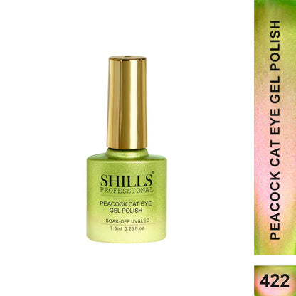 Peacock Cat Eye Gel Polish - Shills Professional