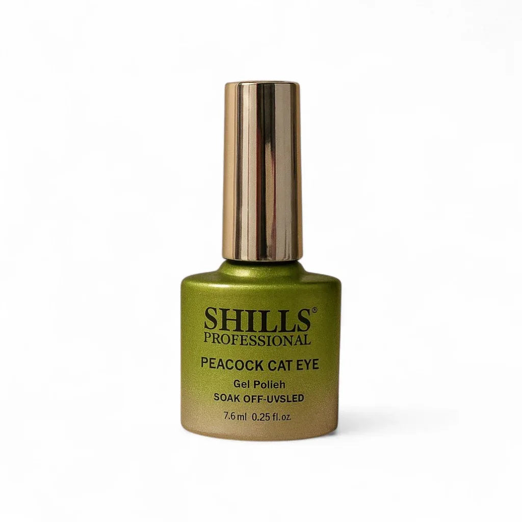 Peacock Cat Eye Gel Polish - Shills Professional