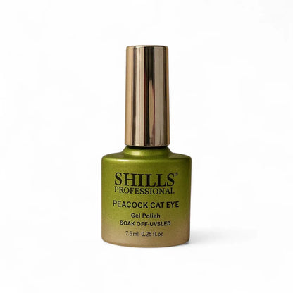 Peacock Cat Eye Gel Polish - Shills Professional