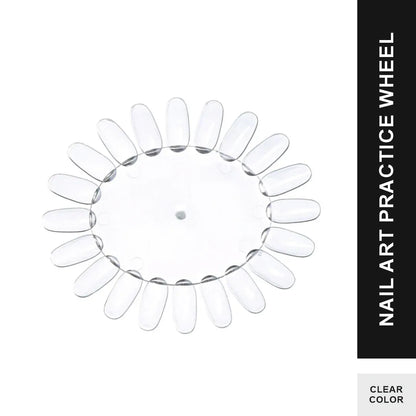 Nail Art Practice Wheel Clear - Shills Professional