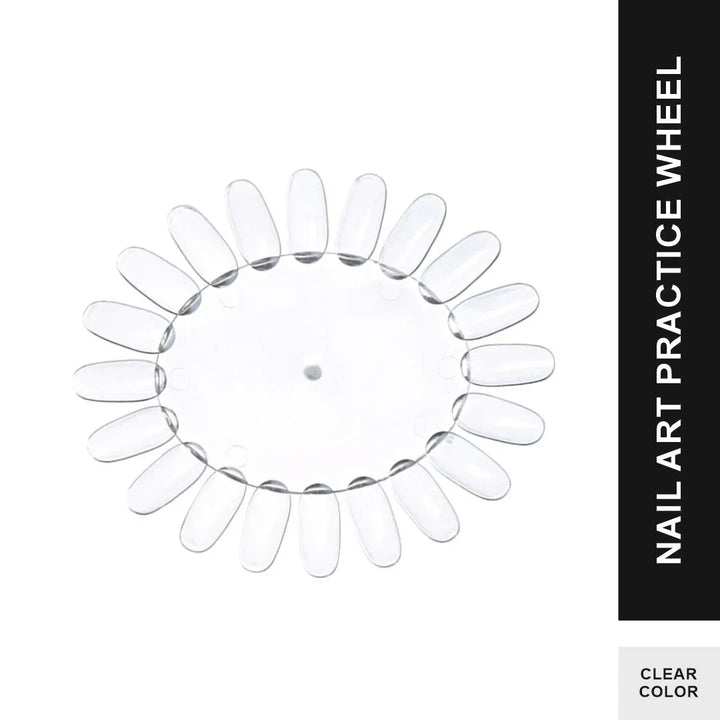 Nail Art Practice Wheel Clear - Shills Professional
