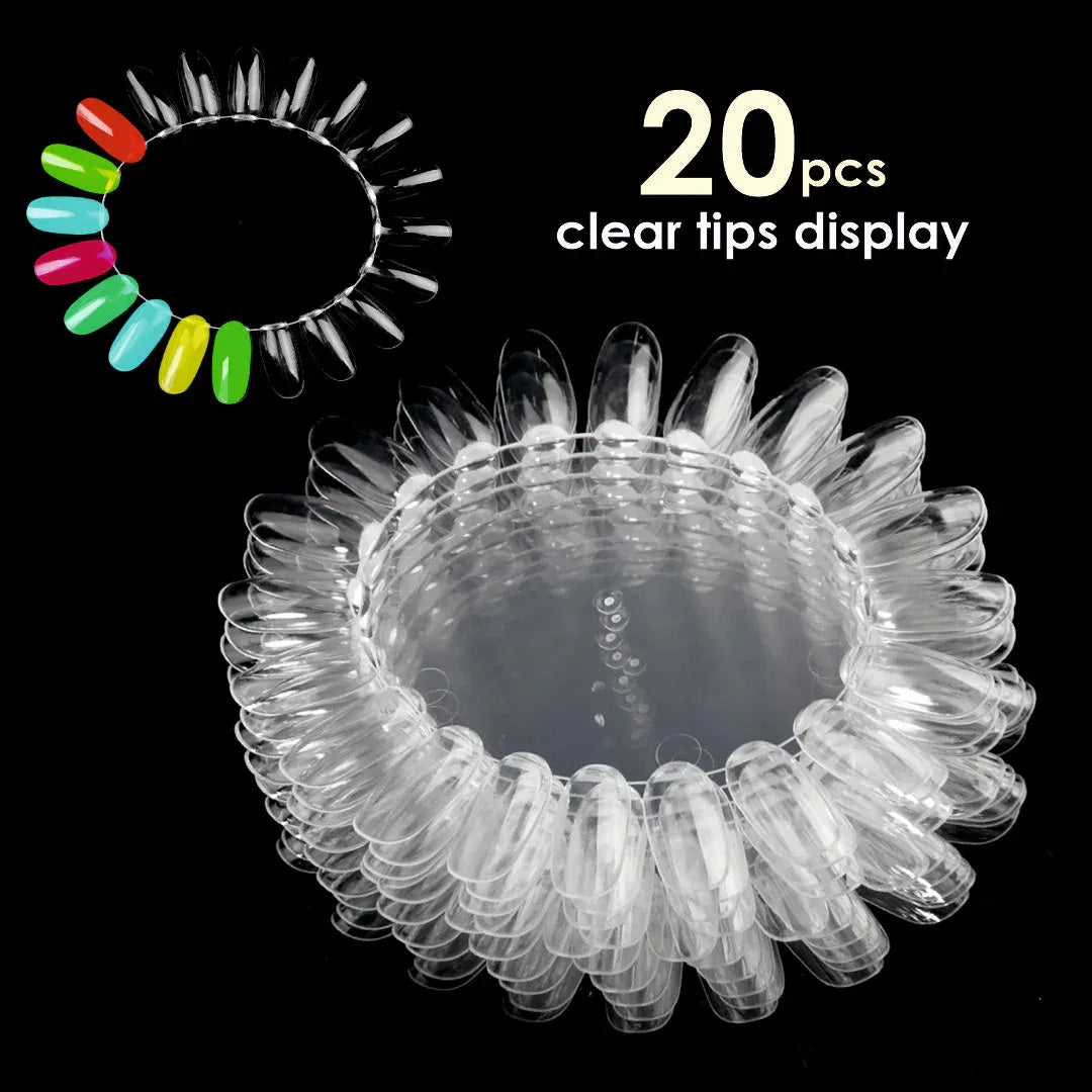 Nail Art Practice Wheel Clear - Shills Professional