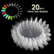 Nail Art Practice Wheel Clear