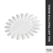Nail Art Practice Wheel Natural 10PCS - Shills Professional