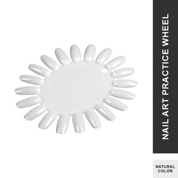 Nail Art Practice Wheel Natural 10PCS