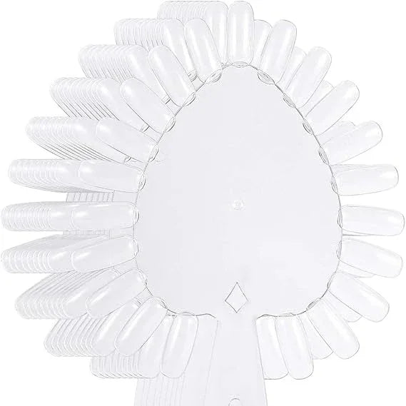 NAIL STAND Nail Chakra Leaf Shape-Clear - Shills Professional