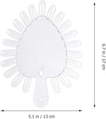 NAIL STAND Nail Chakra Leaf Shape-Clear - Shills Professional