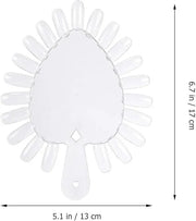 NAIL STAND Nail Chakra Leaf Shape-Clear - Shills Professional