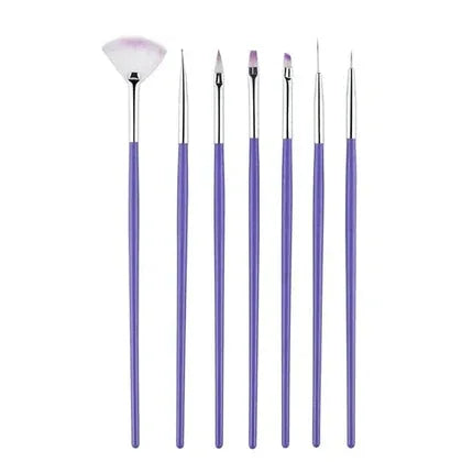 Acrylic Brush Purple no-10 - Shills Professional