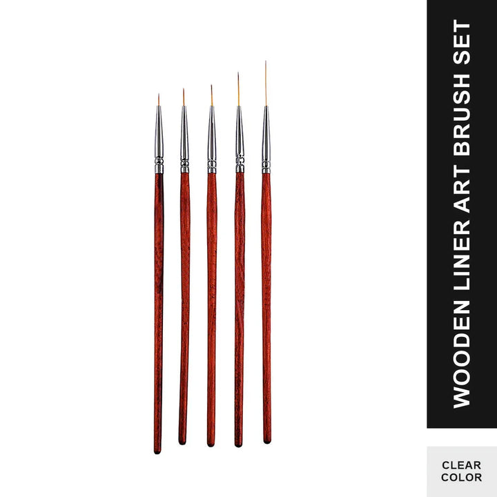 Nail Wooden Liner Brush - Shills Professional