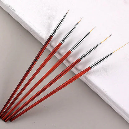 Nail Wooden Liner Brush - Shills Professional