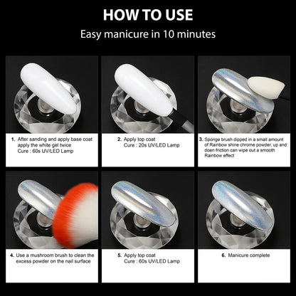 Mirror Shine Chrome Powder - Shills Professional