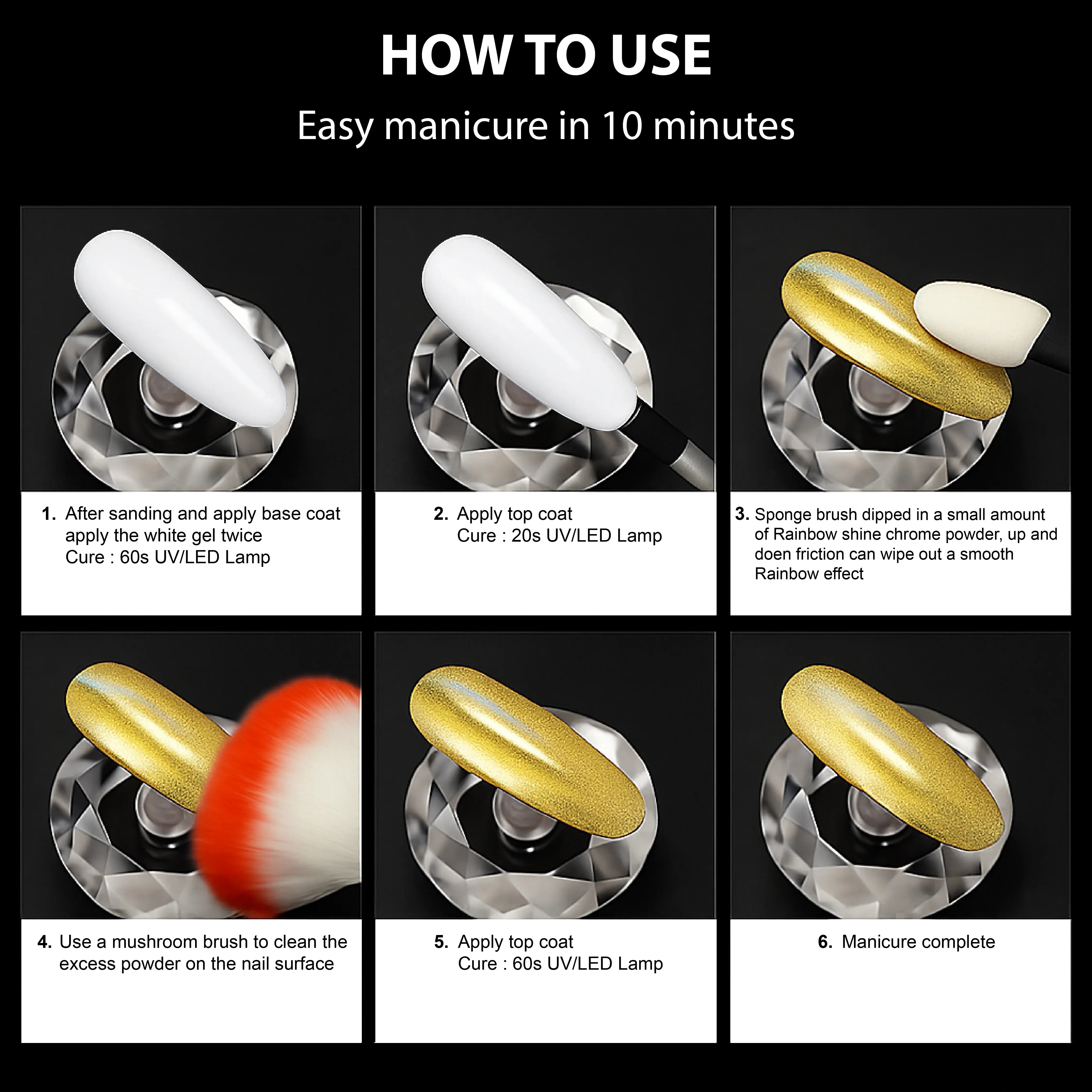 Mirror Shine Chrome Powder - Shills Professional