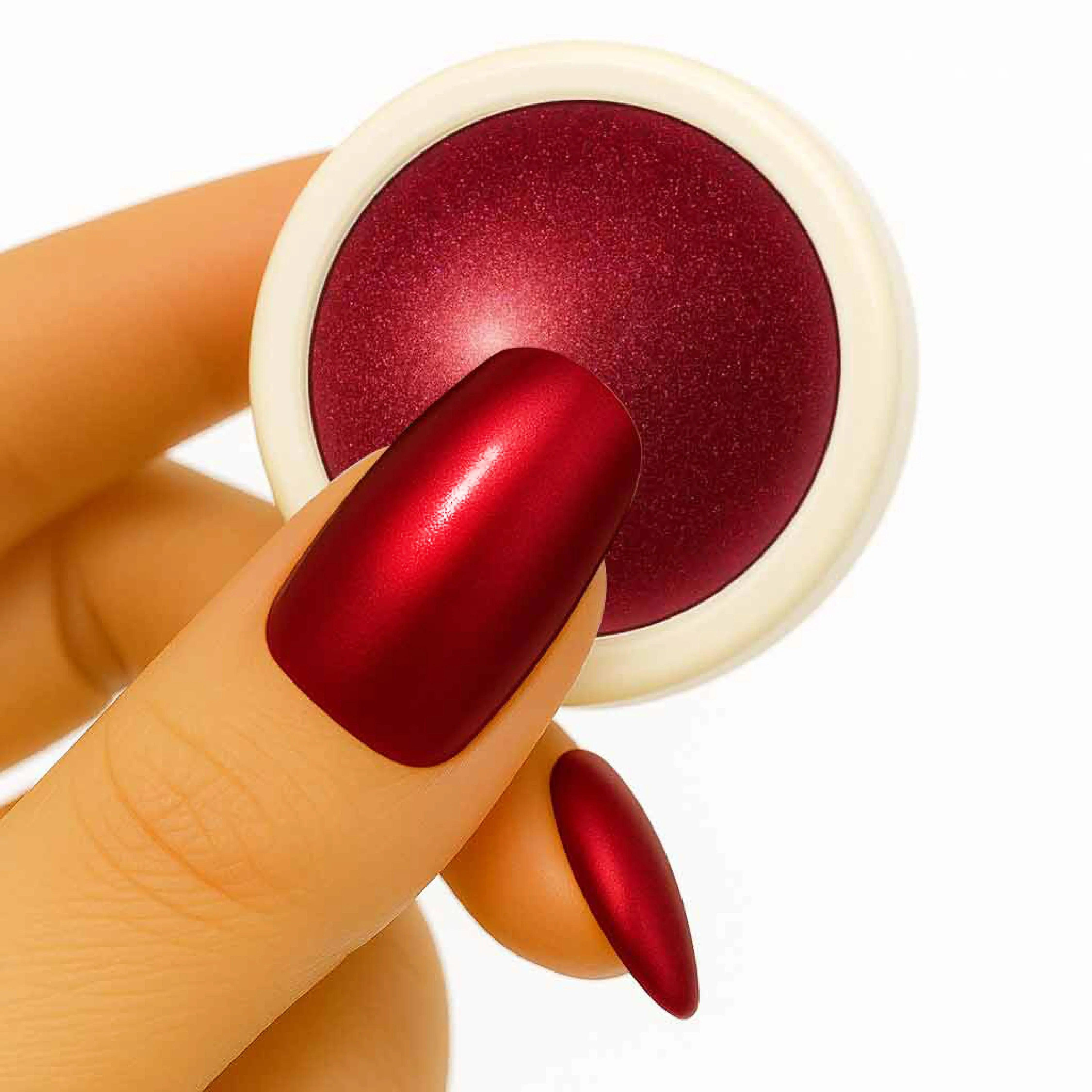 Rainbow Shine Chrome Powder Holographic Red-SPN-3123 - Shills Professional