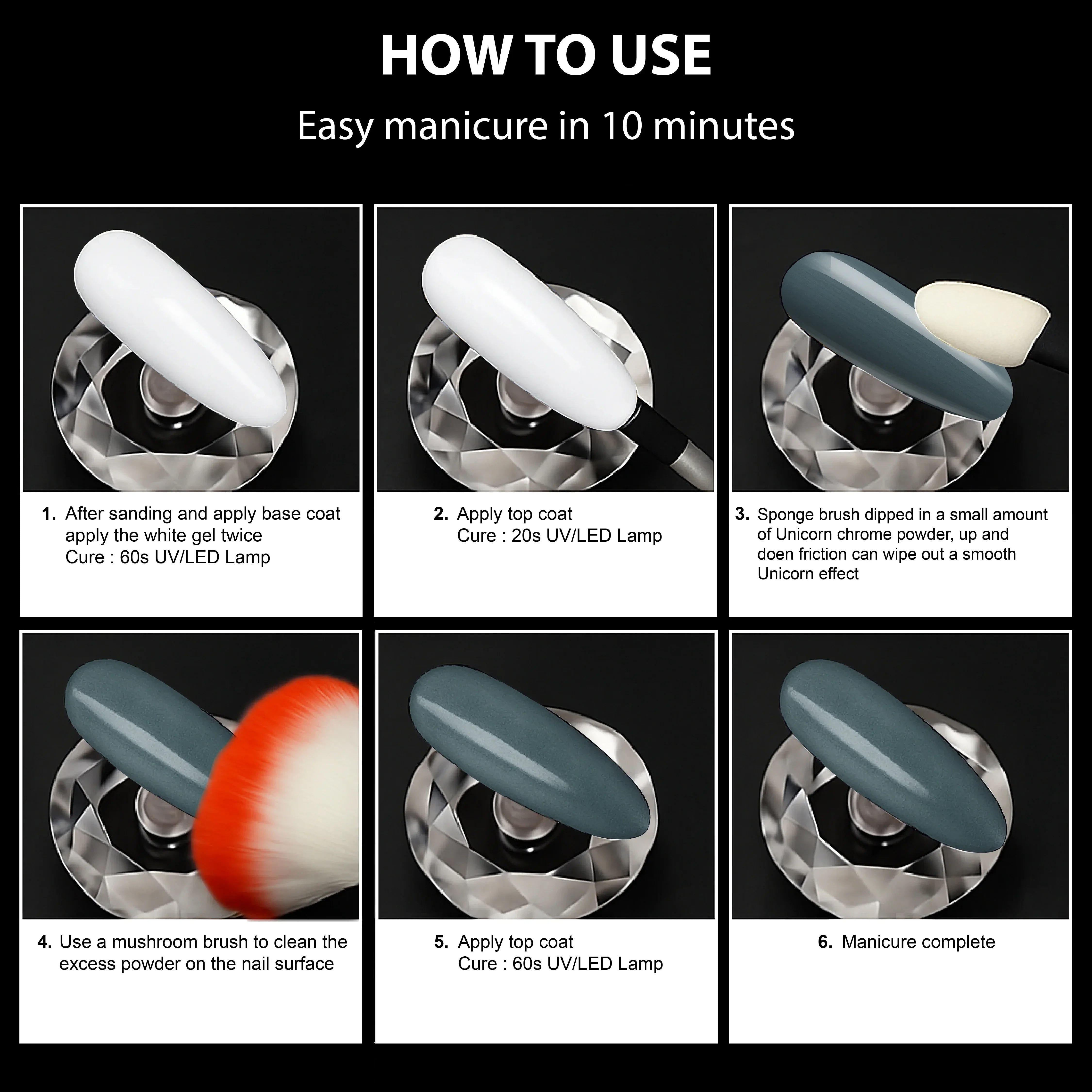 Unicorn Chrome Powder - Shills Professional