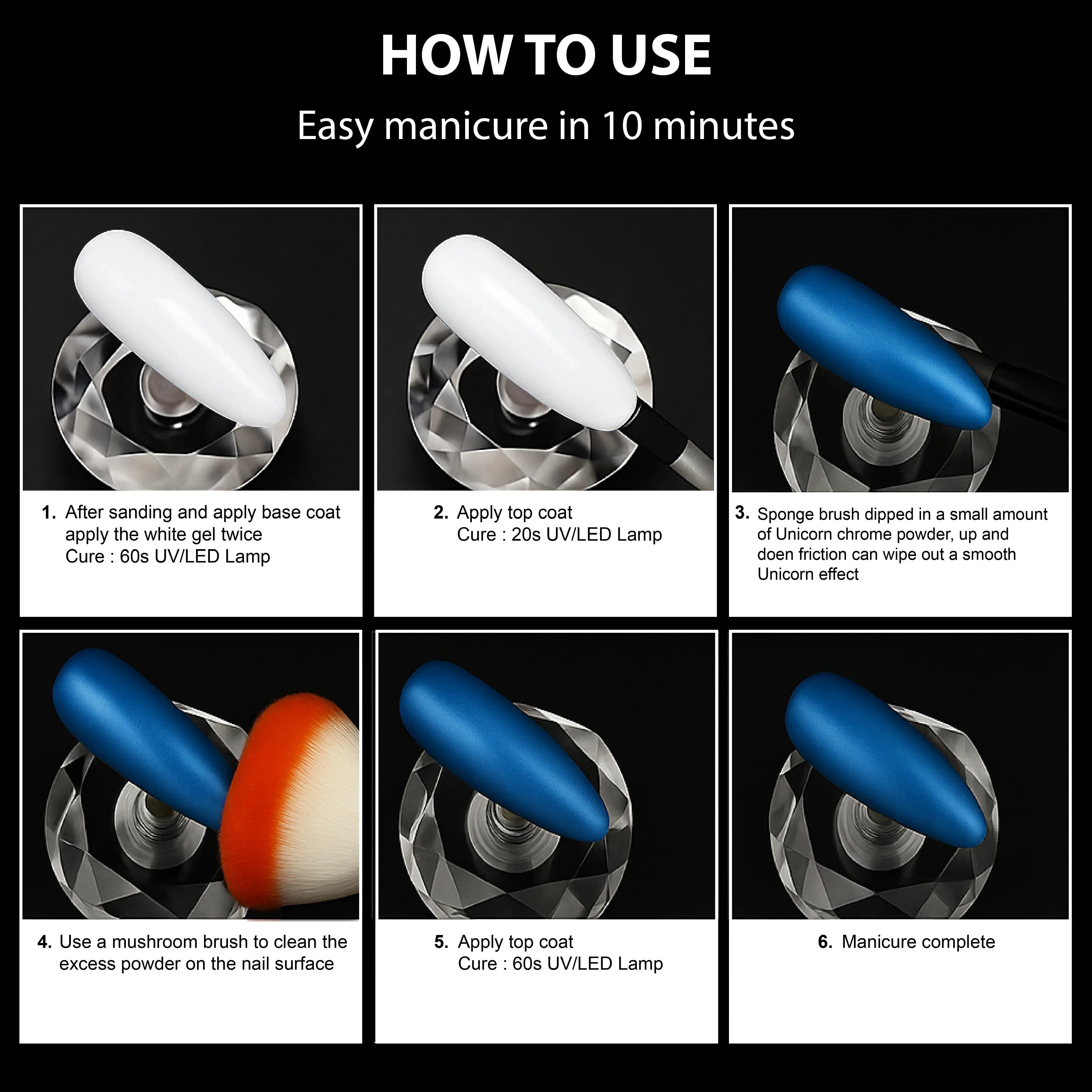 Unicorn Chrome Powder - Shills Professional