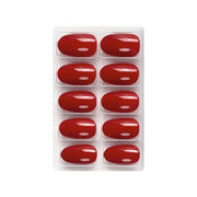 Glossy Solid Color Nails Oval(SPN501-SPN526) - Shills Professional