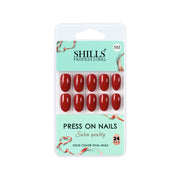 Glossy Solid Color Nails Oval(SPN501-SPN526) - Shills Professional