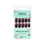 Glossy Solid Color Nails Oval(SPN501-SPN526) - Shills Professional